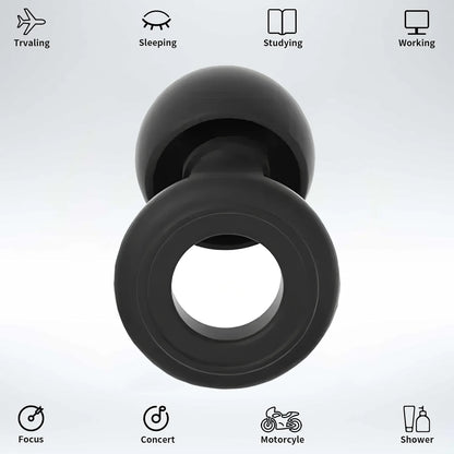 Soft silicone loop-style ear plug