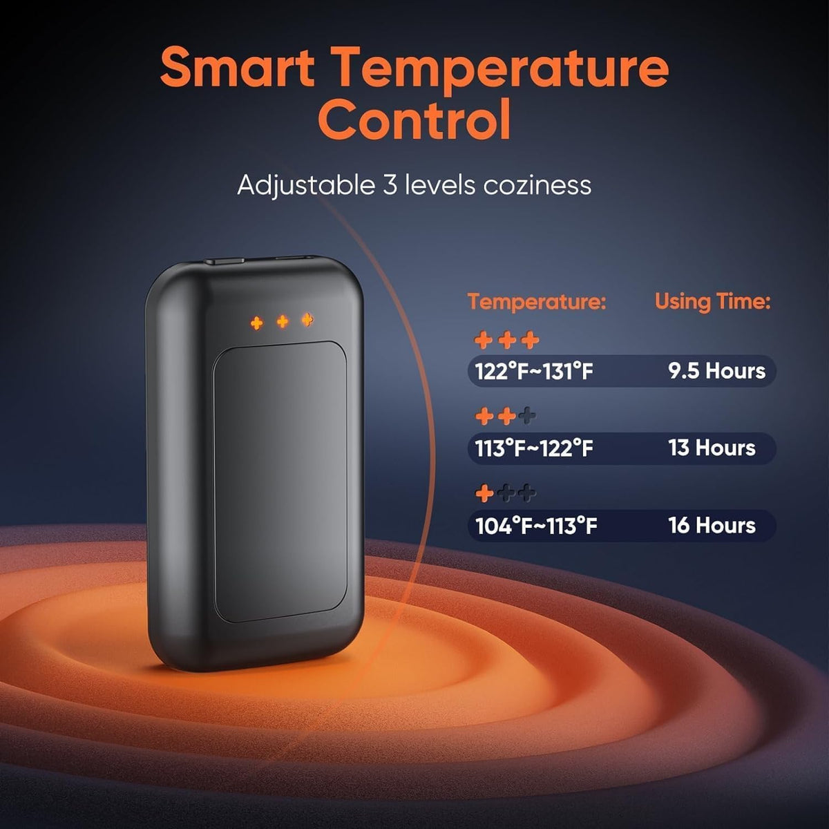 Veraen rechargeable electric hand warmer, product view