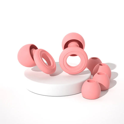 Silicone noise reducing ear plugs