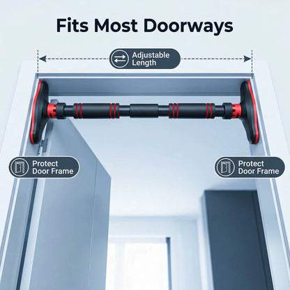 Adjustable doorway pull-up bar size options