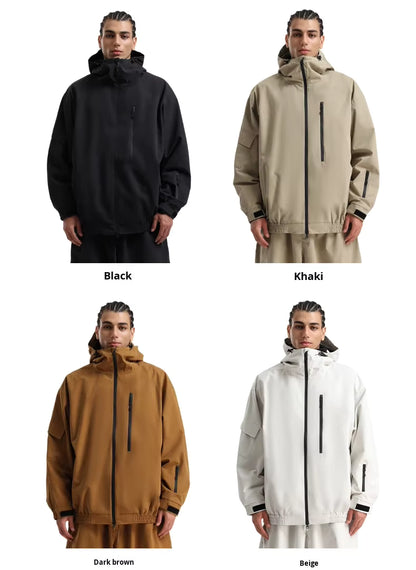 Men's & Women's Unisex Waterproof Ski Jacket - Windproof Snowboard Coat