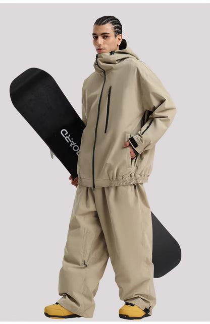 Men's & Women's Unisex Waterproof Ski Jacket - Windproof Snowboard Coat