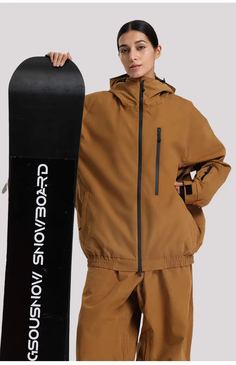 Men's & Women's Unisex Waterproof Ski Jacket - Windproof Snowboard Coat