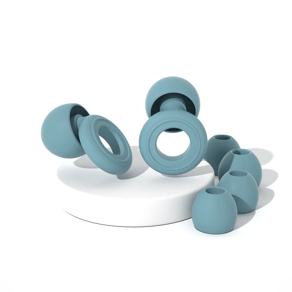 Silicone noise reducing ear plugs full color range