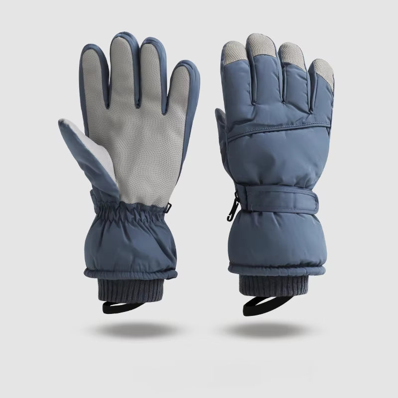 Winter Outdoor Mountaineering Warm Riding Electric Vehicle Anti-Freeze Cold-Proof Touch Screen Ski Gloves for Men