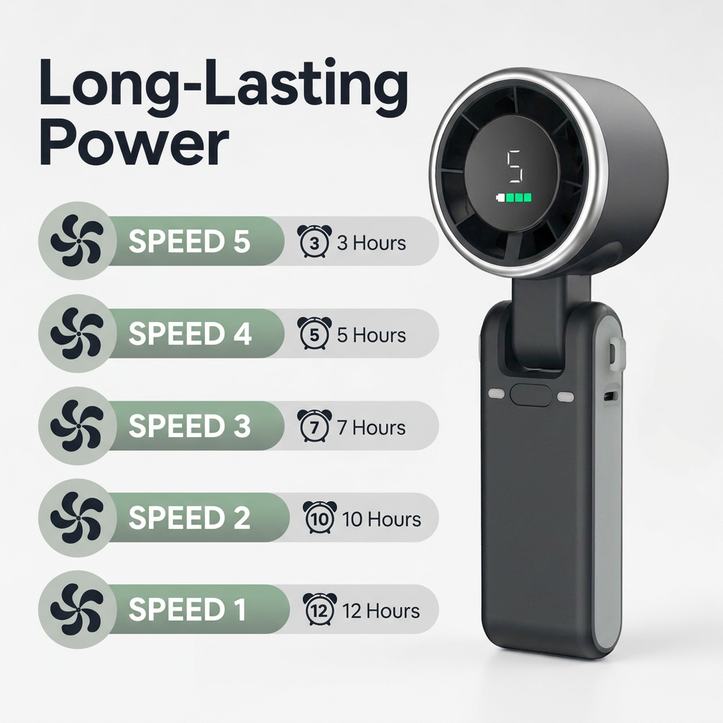 Portable Handheld Mini Turbo Fan
